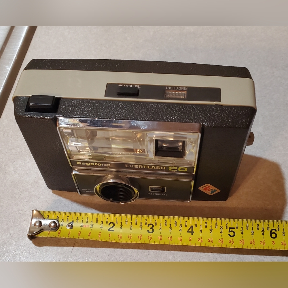 📸1970's Keystone Everflash 20 camera & leather case - Picture 9 of 12